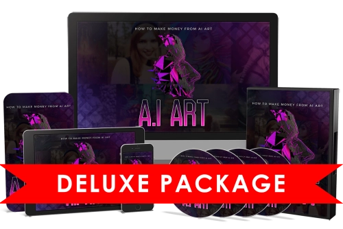 Offizielles Werbemotiv für AI Art VideoCourse PLR von Heiko Boos.