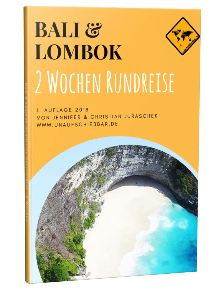Originalcover Bali und Lombok – 2 Wochen Rundreise, erste Auflage 2018.