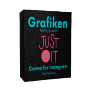 Original-Produktmotiv zum Canva-Onlinekurs Grafiken leicht gemacht.