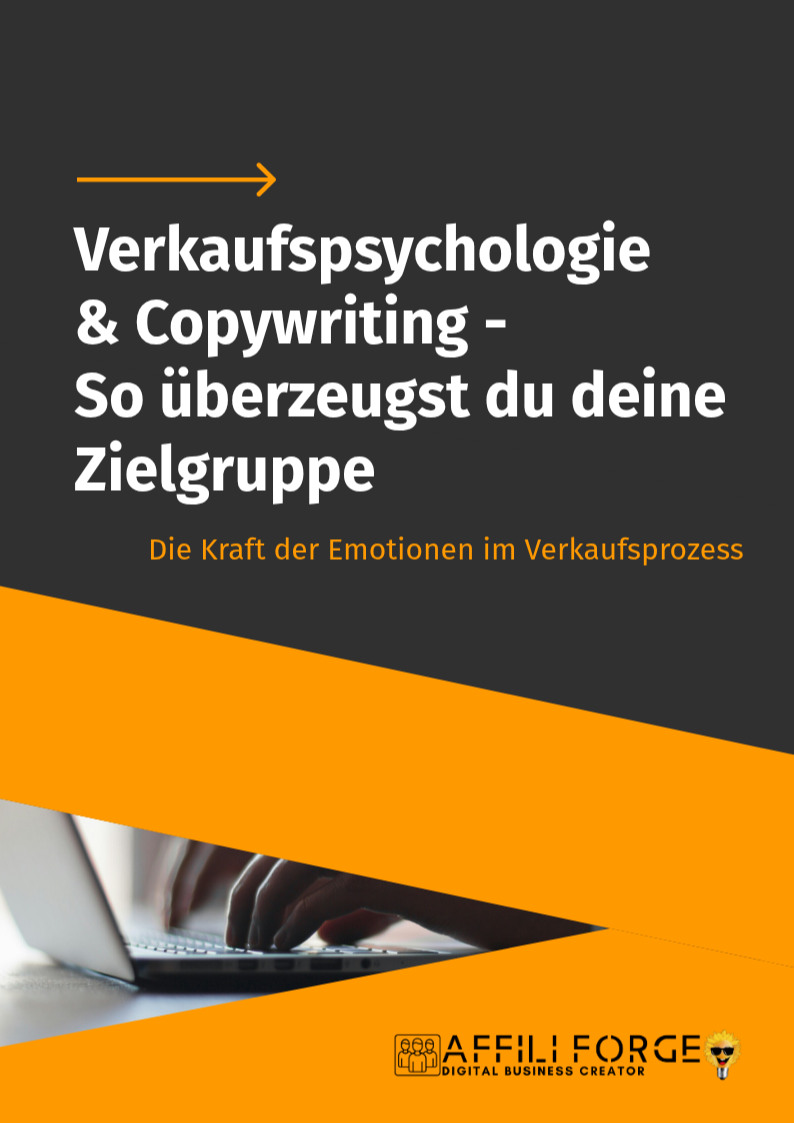 Original-Werbemotiv für Verkaufspsychologie & Copywriting.