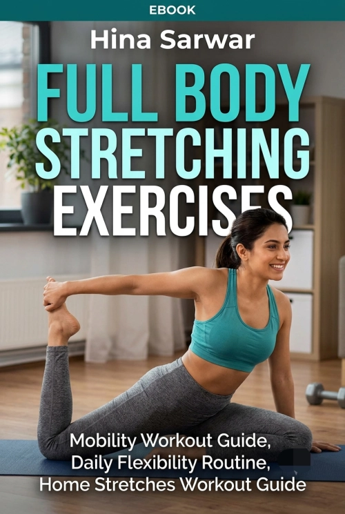 Offizielles Werbemotiv für Full Body Stretching Exercises von Fitness Library.