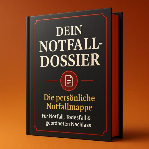Offizielles Werbemotiv für Dein Notfall-Dossier von Notfall-Dossier.