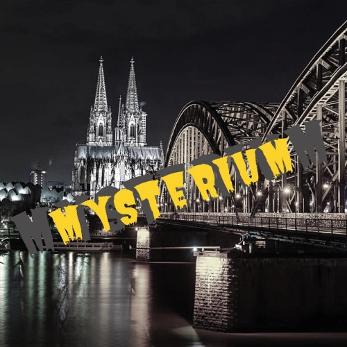 Offizielles Werbemotiv der selbstgeführten Stadtrallye Köln von Hint-Caching.