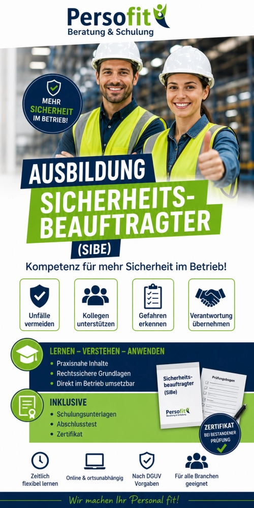 Offizielles Werbemotiv für Sicherheitsbeauftragter: Selbstlernprogramm von Arbeitsschutz Akademie.