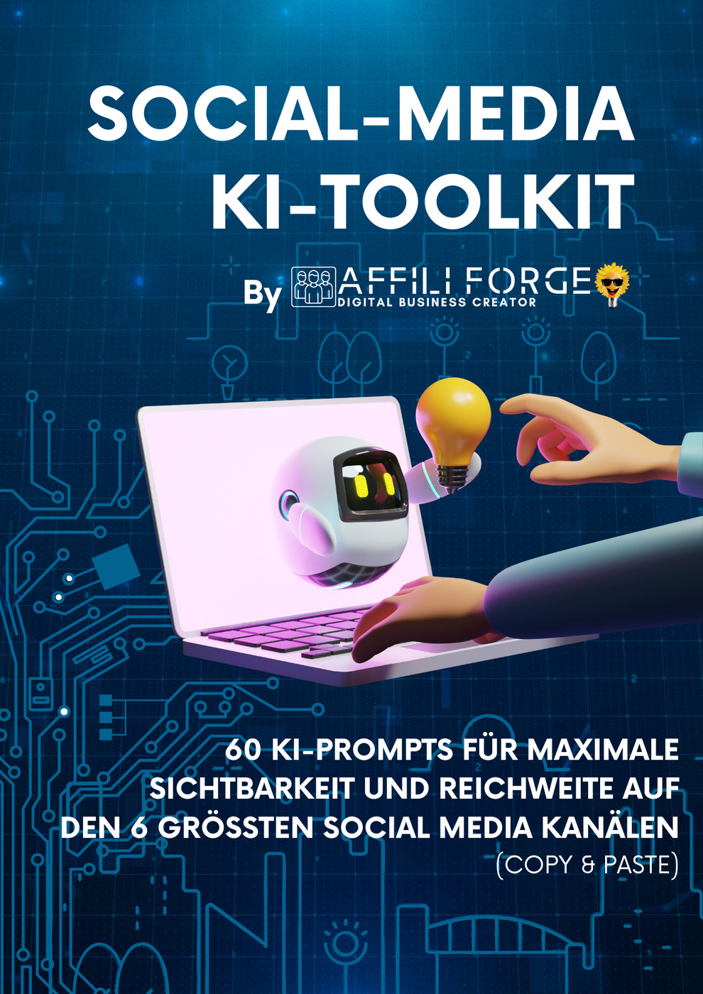 Original-Werbemotiv für Social-Media KI Toolkit.