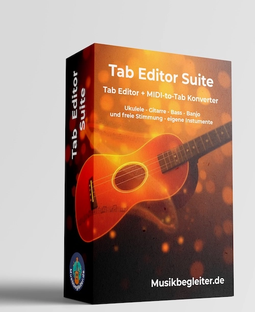 Offizielles Werbemotiv für Tab Editor Suite.